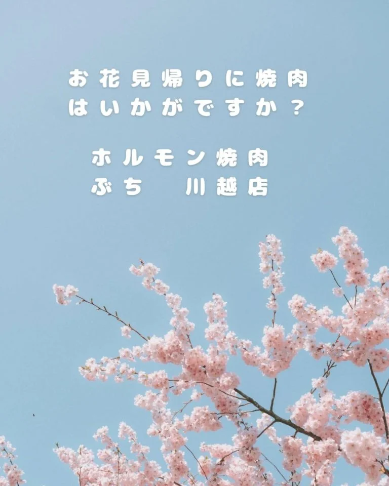 【花見、観光帰りに焼肉・ホルモンいかがですか】