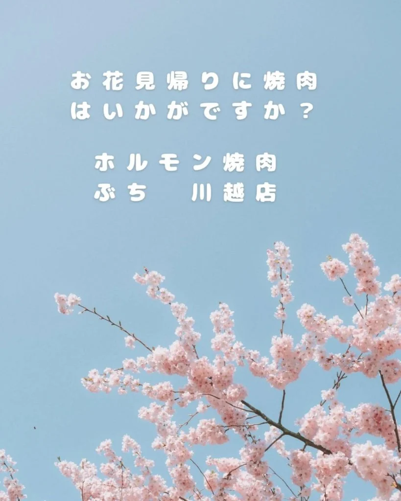【花見、観光帰りに焼肉・ホルモンいかがですか】