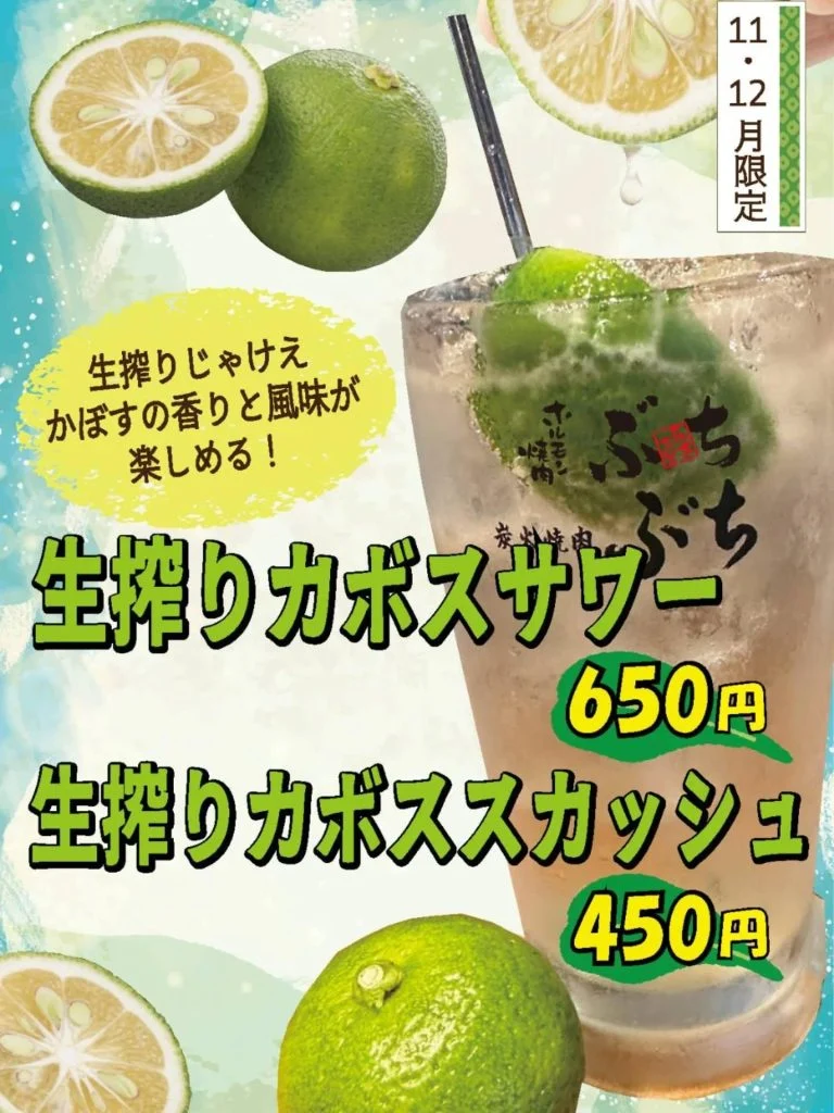 氷結　生絞りかぼすサワー、かぼすスカッシュ、